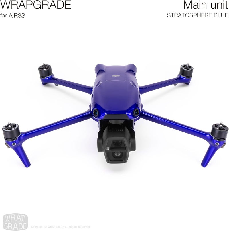WRAPGRADE Store Skin Decal Sticker Compatible with DJI Air 3S (Stratosphere Blue) - Image 5
